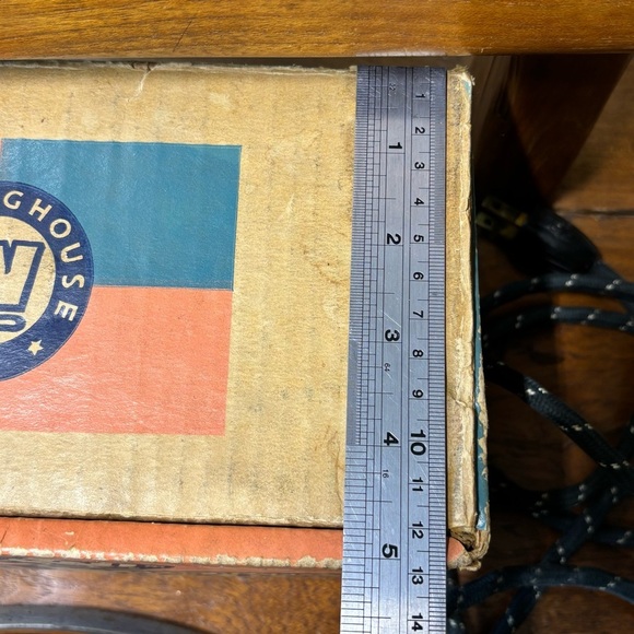 Vintage 50s Westinghouse Dry Iron clothes iron with original packaging - Picture 15 of 15